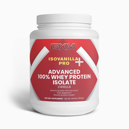 IsoVanilla Pro+ : Advanced 100% Whey Protein Isolate (Vanilla)